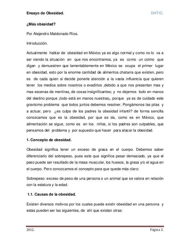 Ensayo final de obesidad pdf Ensayo final de obesidad pdf
