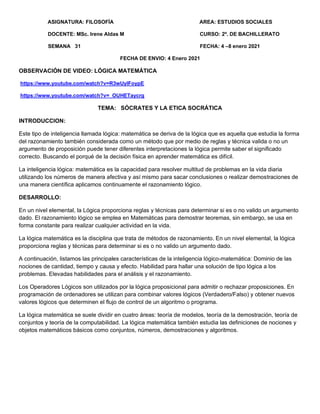 Ensayo-lógica matemática