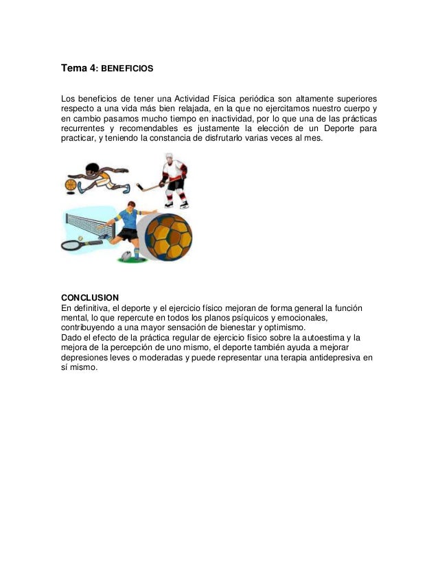 Ensayo la importancia del deporte Ensayo la importancia del deporte