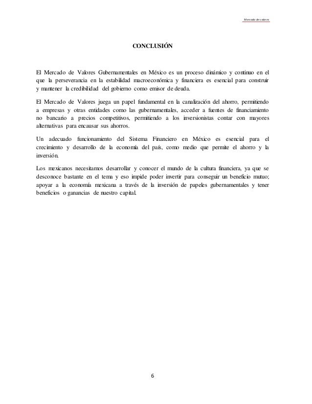 Ensayo Mercado De Valores - 