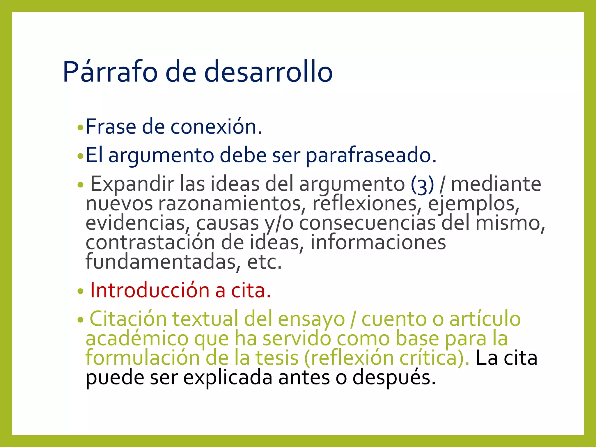 Ensayo persuasivo | PPTX