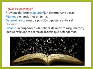 Ensayo persuasivo | PPTX