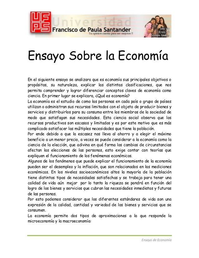 Ejemplos De Hechos Economicos Gratis Ensayos | ensayo sobre la economia Ejemplos De Hechos Economicos Gratis Ensayos | ensayo sobre la economia