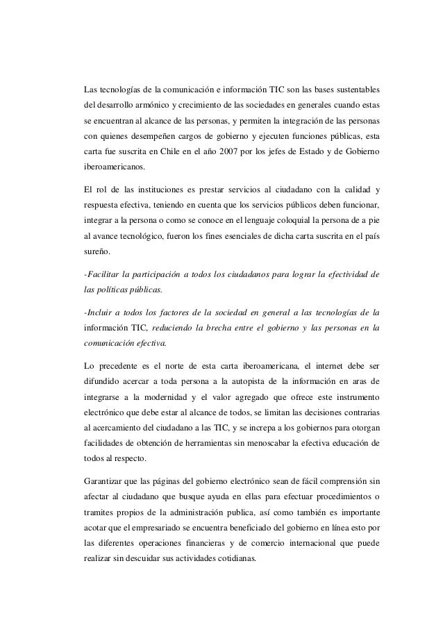 Ensayo sobre la carta iberoamericana de comercio electronico