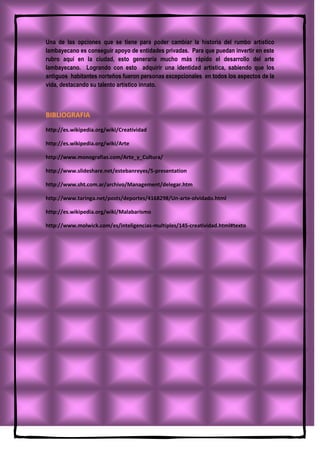 Ensayo sobre la creatividad!!!!