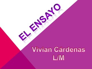 EL ENSAYO Vivian Cárdenas L/M 