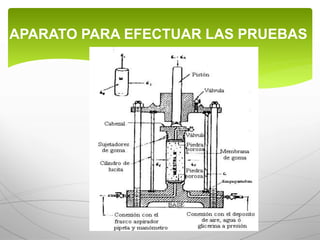 APARATO PARA EFECTUAR LAS PRUEBAS
 