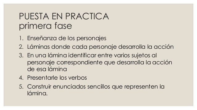 Enséñame a hablar...