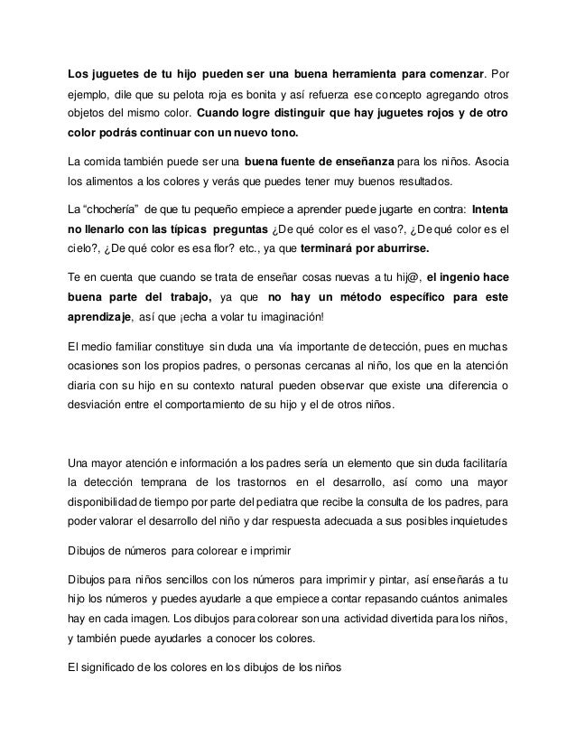 Enseñando Los Colres A Niños Nemores De 6 Años