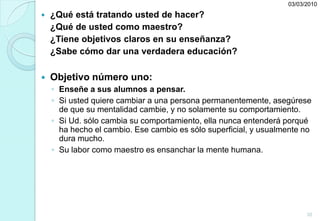 Nuestra labor es levantarlos y con un poco de tiempo y participación se puede lograr.10