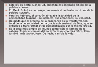 A muchos maestros no se les ha ayudado a entender que espiritualmente no pueden desarrollarse a plenitud sin desarrollarse también en las otras áreas de la vida –intelectual, física, social y emocionalmente. No se puede desatender una de estas áreas sin afectar el crecimiento en todas ellas. De la misma manera no se puede crecer en ninguna de estas áreas sin afectar las otras.18