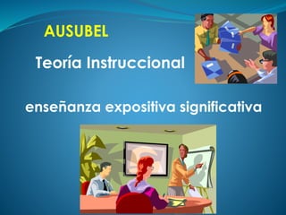 enseñanza expositiva significativa
Teoría Instruccional
AUSUBEL
 