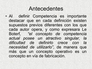 Enseñar po Competencias en MéXico