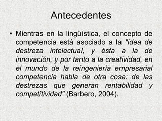 Enseñar po Competencias en MéXico