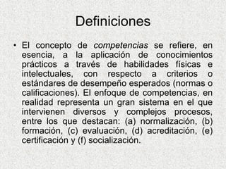 Enseñar po Competencias en MéXico