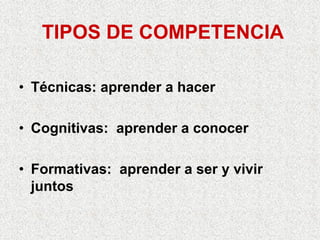 Enseñar po Competencias en MéXico