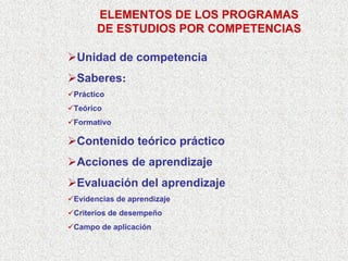 Enseñar po Competencias en MéXico