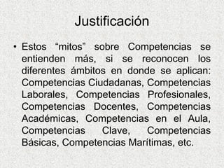 Enseñar po Competencias en MéXico
