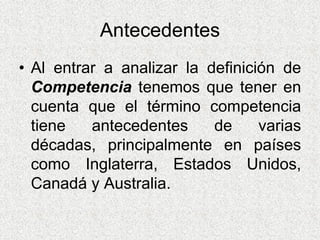 Enseñar po Competencias en MéXico