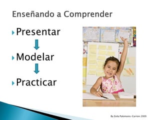 Presentar


 Modelar


 Practicar



              By Zoila Palomares-Carrion 2009
 