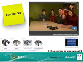 Scanner 3D 1-1 Les chaines de productions 3D http://www.directindustry.fr/prod/z-corporation/scanners-laser-3d-couleur-portables-19418-382319.html http://www.directindustry.fr/prod/z-corporation/scanners-laser-3d-couleur-portables-19418-382319.html 