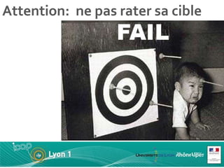 Attention:  ne pas rater sa cible 
