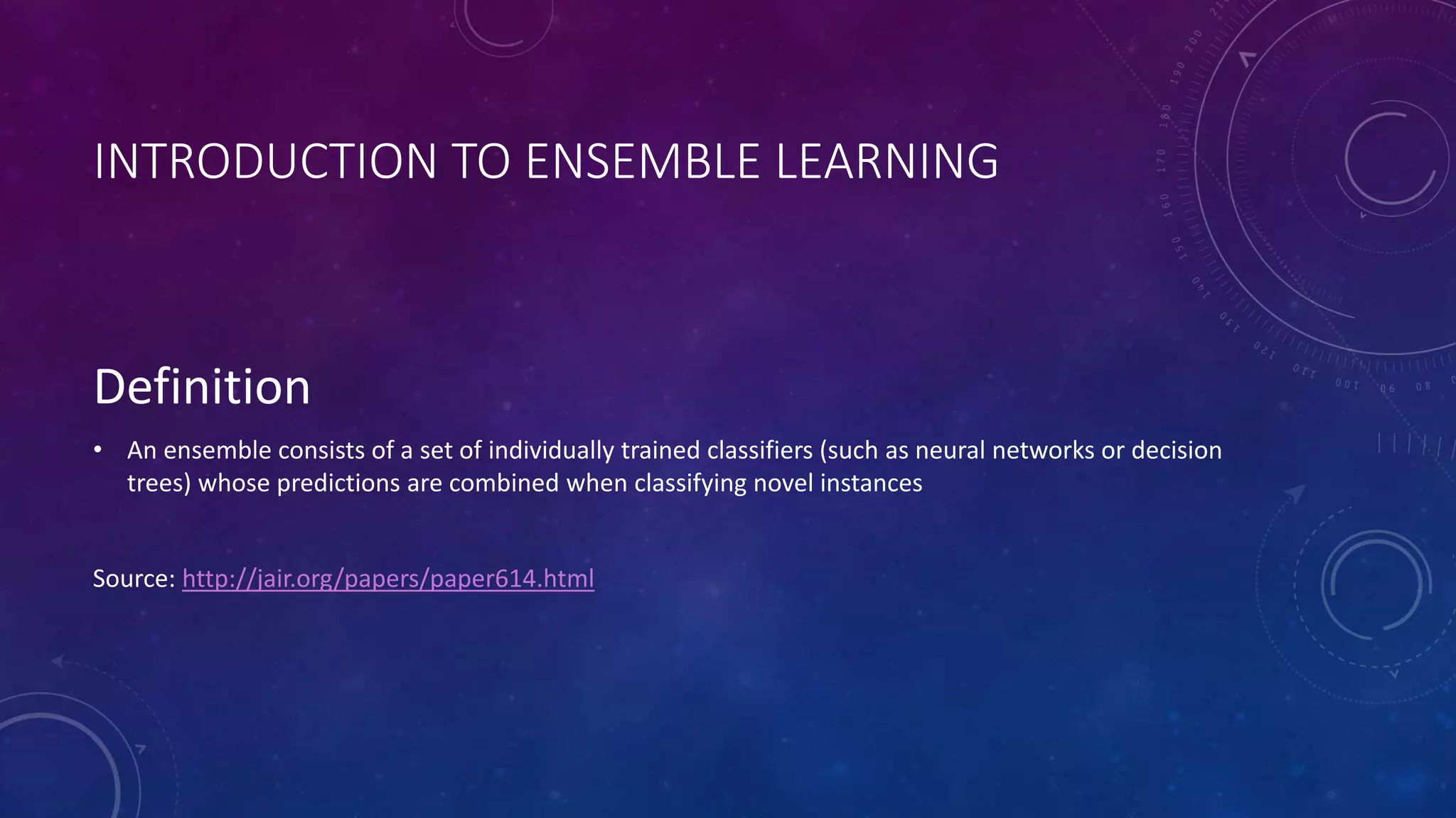 Ensemble learning Techniques | PPT