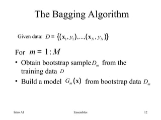 Ensemble Learning bagging and boosting in ML | PPT