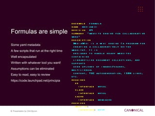 De-coupled from provisioning 
