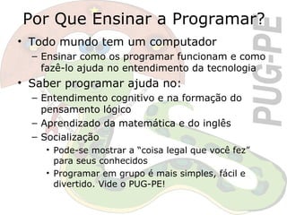 Ensinando a programar através do Python turtle graphics | PPT