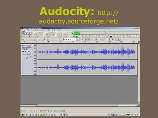 Audocity:   http:// audacity.sourceforge.net / 