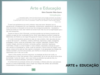 ARTE e EDUCAÇÃO
 