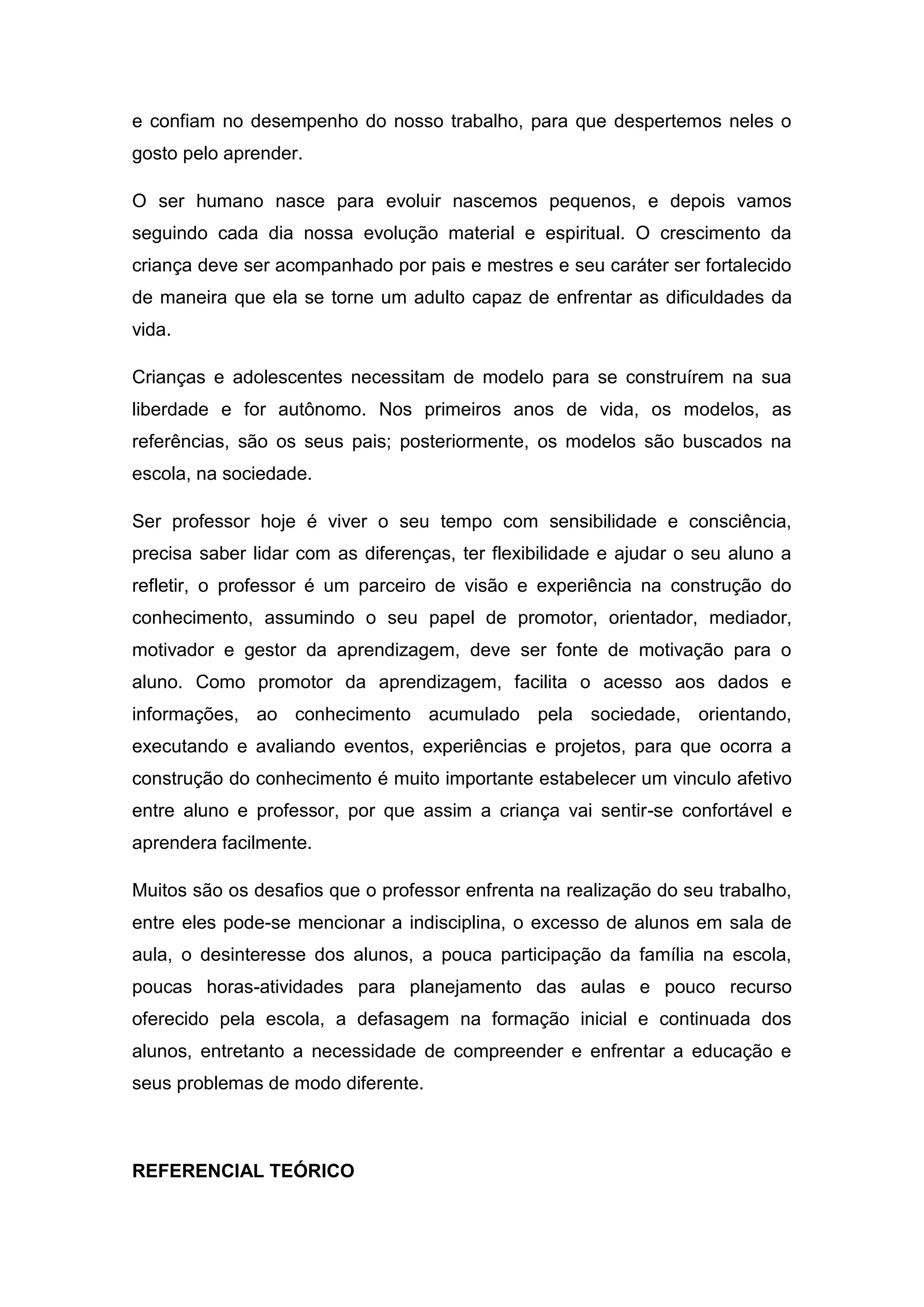 Ensinar e aprender na escola | PDF