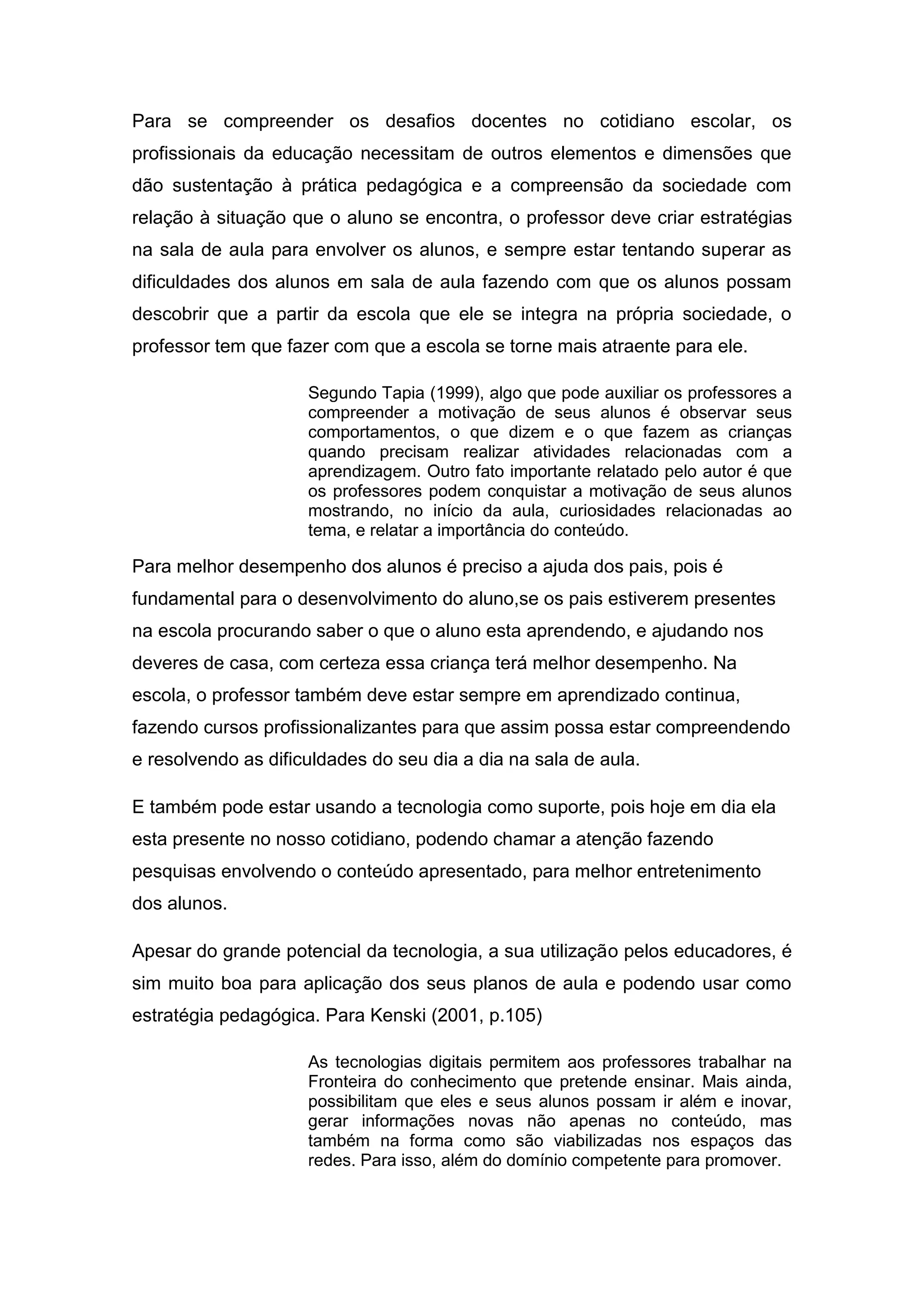 Ensinar e aprender na escola | PDF
