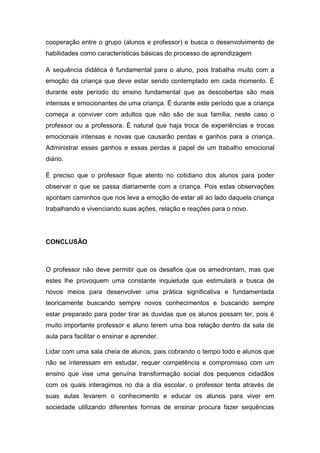 Ensinar e aprender na escola | PDF