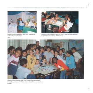 55
Diretoria de Ensino de Barretos / Arte – Ciclo I – Projeto No País das Maravilhas
EE Fabio Junqueira Franco / Profª. Luisa Amar da Silva de Pádua e Vera Lúcia Ferreira
Escultura
Diretoria de Ensino de Sertãozinho / Arte – Ciclo I – Projeto No País
das Maravilhas / EE Adelino Bazan
Teatro
Diretoria de Ensino de Mogi das Cruzes / Arte – Ciclo I – Projeto No País das Maravilhas
EE Dr.Arlindo Aquino de Oliveira – Profª Rosana Vaz
 