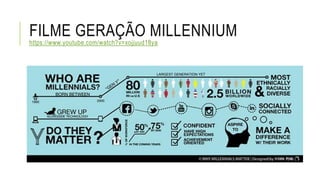 FILME GERAÇÃO MILLENNIUM
https://www.youtube.com/watch?v=xojjuud18ya
 