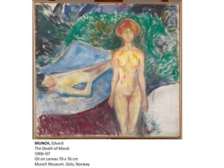 MUNCH, Edvard
The Death of Marat
1906–07
Oil on canvas 70 x 76 cm
Munch Museum. Oslo, Norway
 