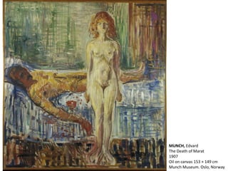 MUNCH, Edvard
The Death of Marat
1907
Oil on canvas 153 × 149 cm
Munch Museum. Oslo, Norway
 