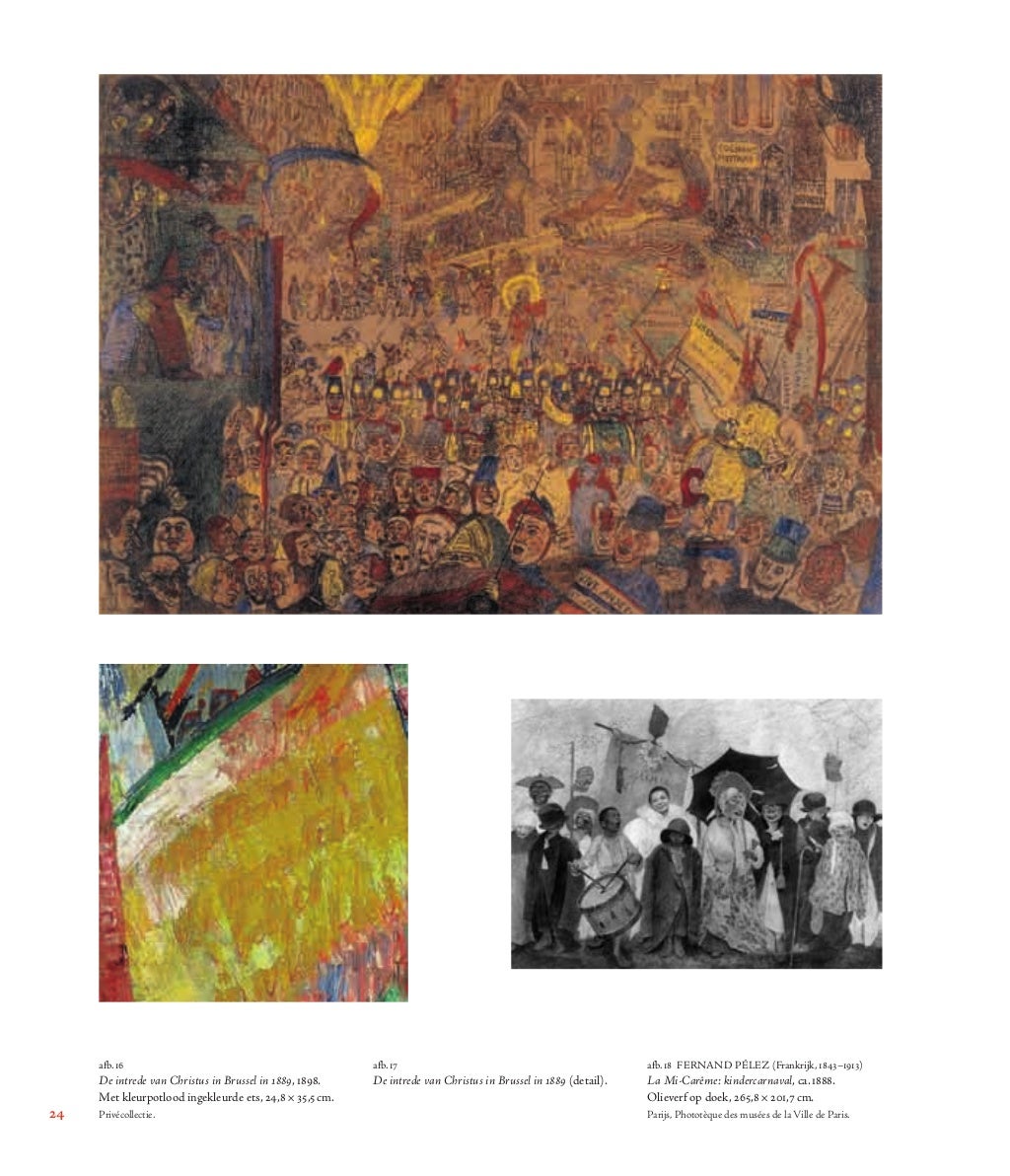 James Ensor. De intrede van Christus in Brussel in 1889