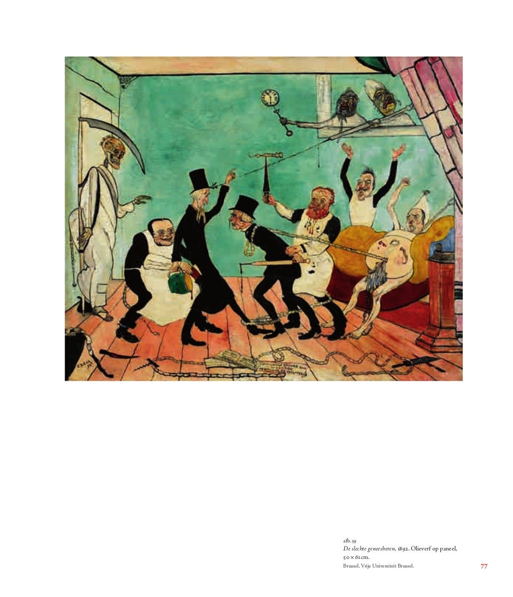 James Ensor. De intrede van Christus in Brussel in 1889