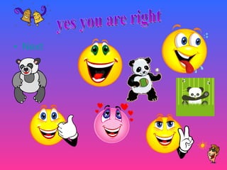 Next yes you are right