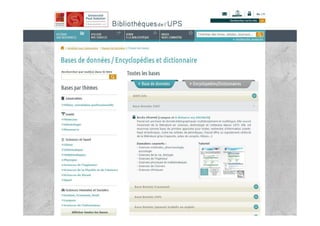 03/04/2012   Les aspects techniques de l’intégration des ressources   11
                     numériques dans l’offre documentaire
 