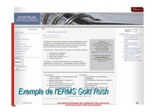 03/04/2012   Les aspects techniques de l’intégration des ressources   65
                     numériques dans l’offre documentaire
 