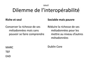 Avec Good Relations, on voit que Google adopte un standard de métadonnées du e-commerce.Quid de nos standards à nous ?