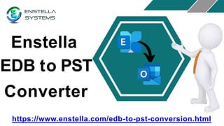 Enstella
EDB to PST
https://www.enstella.com/edb-to-pst-conversion.html
Converter
 