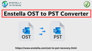Enstella OST to PST Converter
https://www.enstella.com/ost-to-pst-recovery.html
 