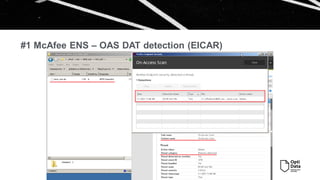Перевірка роботи McAfee ENS. MVISION Insights SUNBURST.