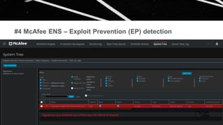 Перевірка роботи McAfee ENS. MVISION Insights SUNBURST.
