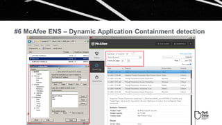Перевірка роботи McAfee ENS. MVISION Insights SUNBURST.